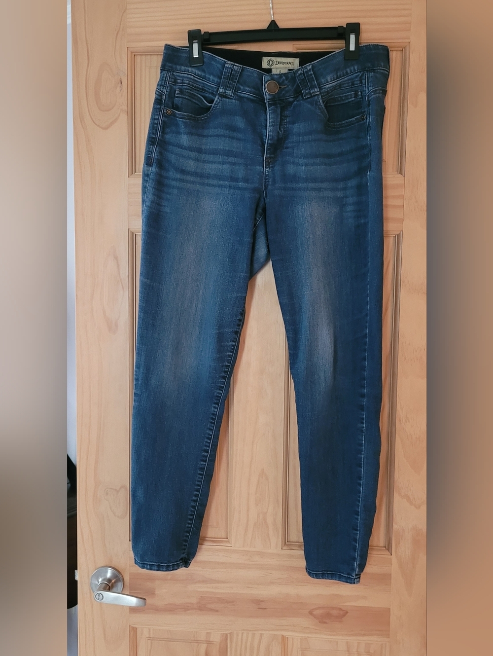 Democracy Dark Wash Skinny Jeans - Blue